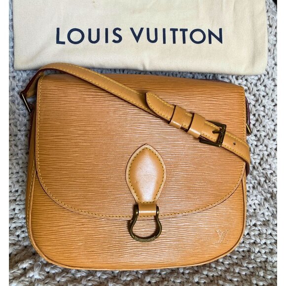 Louis Vuitton Handbags - Louis Vuitton Saint Cloud GM Epi Kenyan Fawn Crossbody Saddle Bag LV